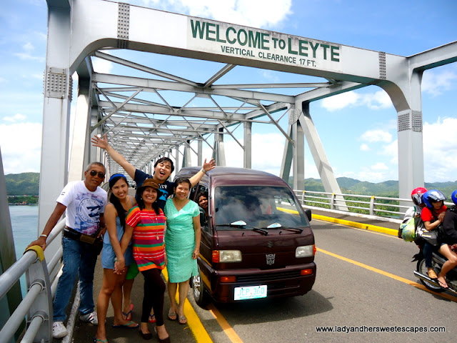 family in San Juanico Bridge