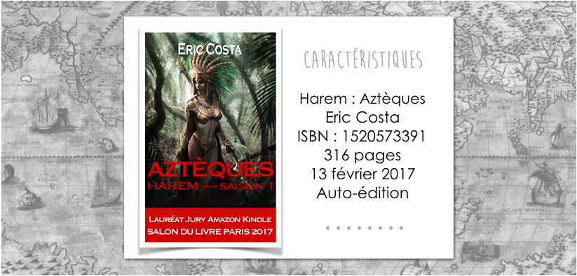 Couverture du livre Harem : Aztèques de Eric Costa Couverture du livre Harem : Aztèques de Eric Costa