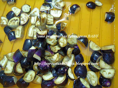 Las recetas de Silvia: Berenjenas Baby