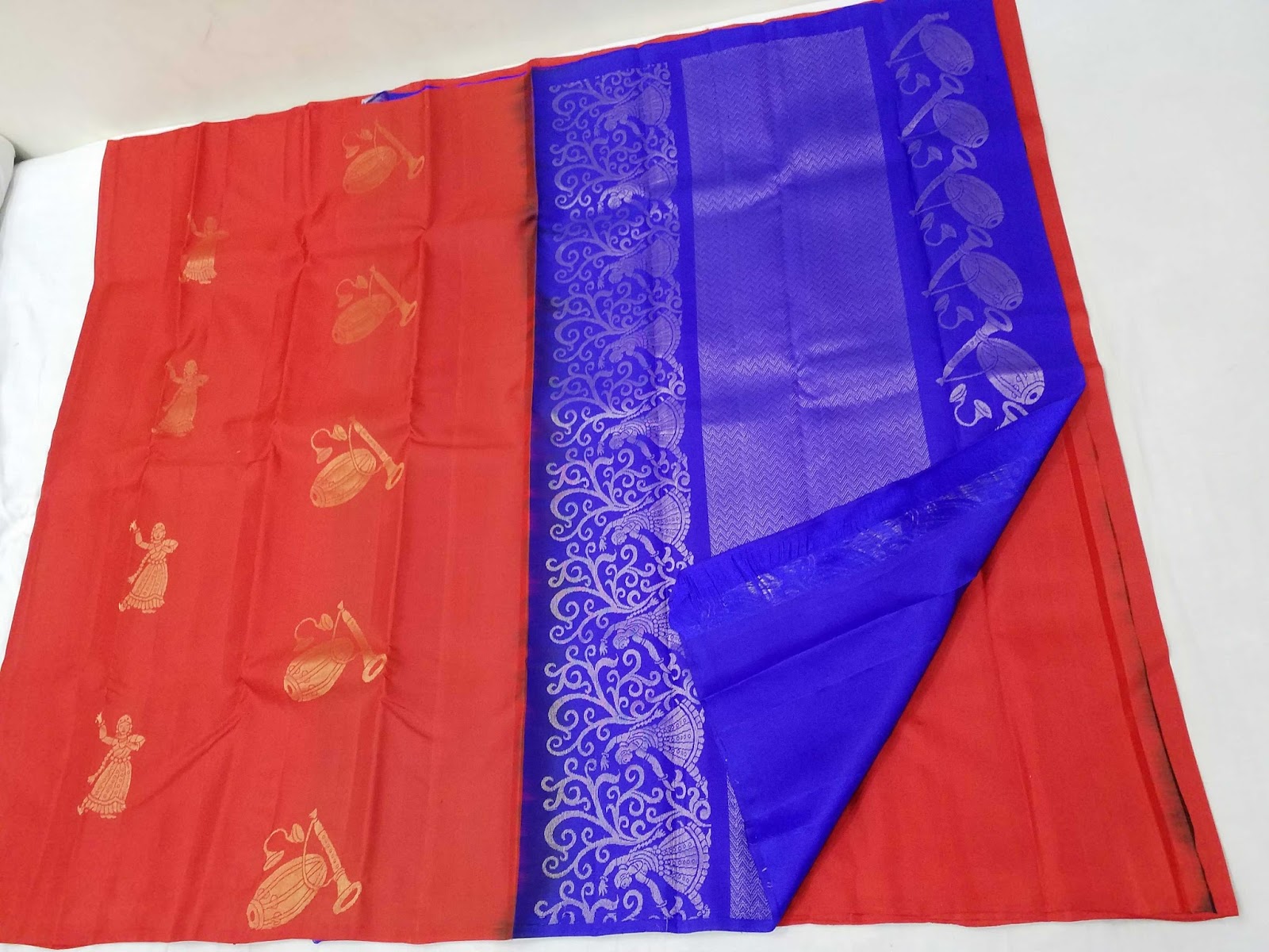 Exclusive Instrument kanchipuram silks sarees | Buy Online Kanchi pattu ...