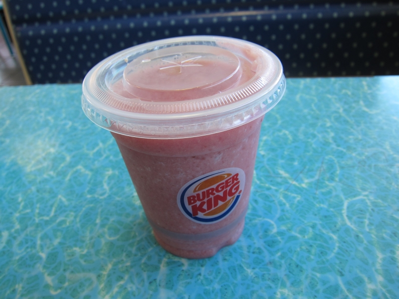 Burger King Strawberry Banana Smoothie Nutrition Facts Burger Poster