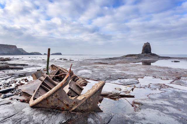 The wreck of Admiral Von Tromp at Salwick Bay in North Yorkshire by Martyn Ferry Photography
