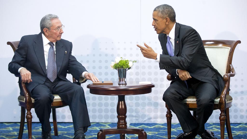 Raul Castro dan Barack Obama