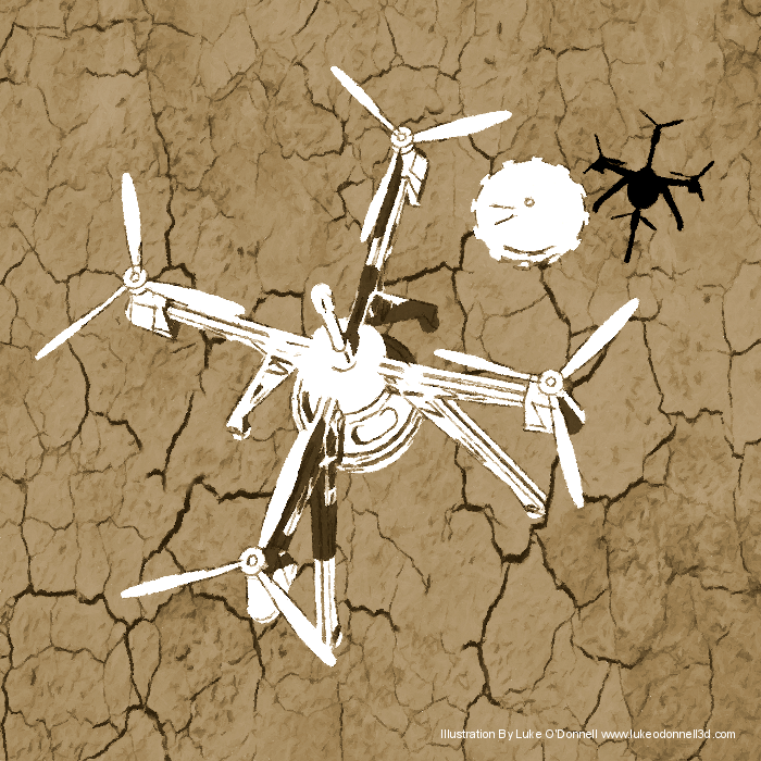 The Freeware Illustrator: Concept Art For Drone Project