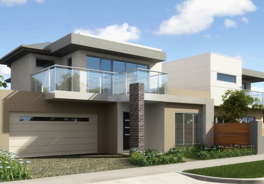 3D Front Elevation com Europe  Modern  House  3D Design  
