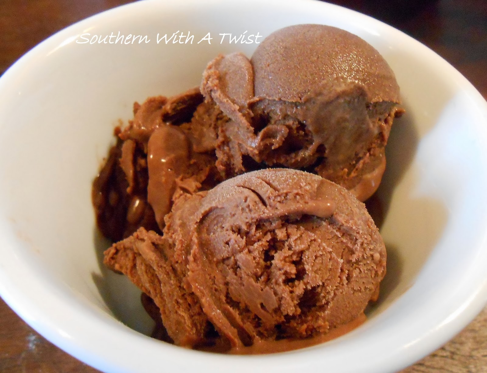 Southern With A Twist Chocolate Ice Cream