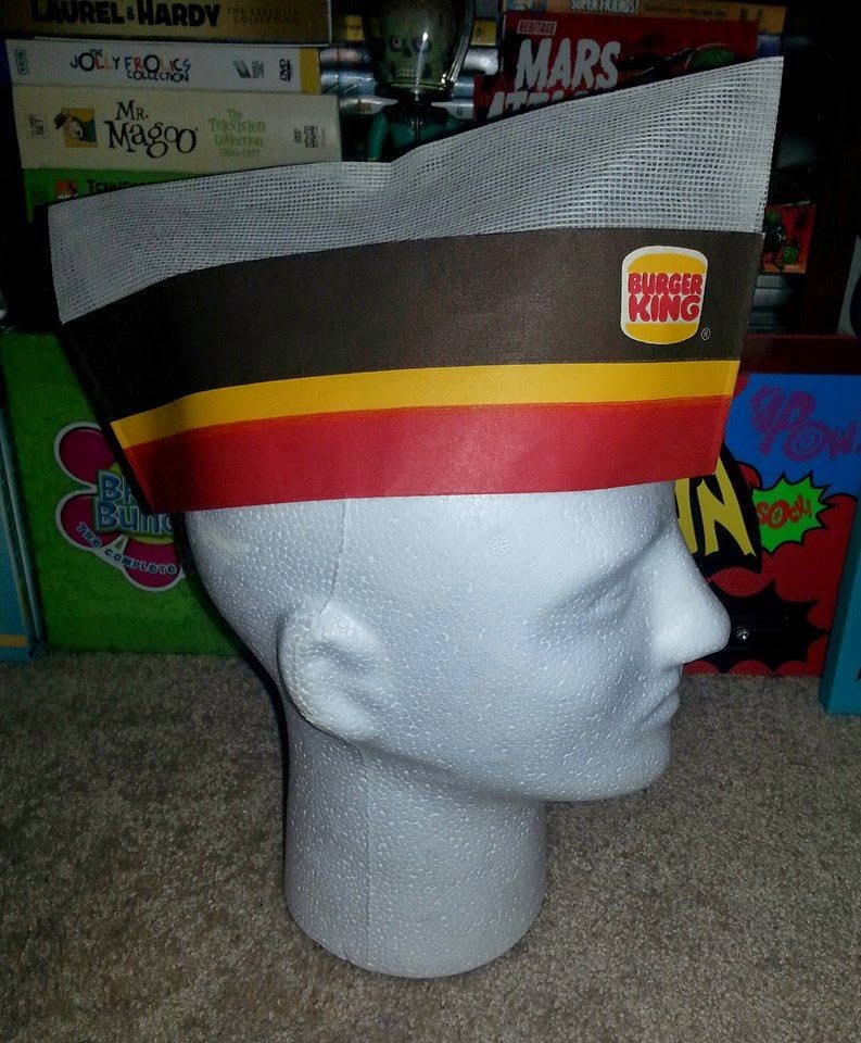 IN MY COLLECTION VINTAGE McDONALD'S and BURGER KING EMPLOYEE HATS