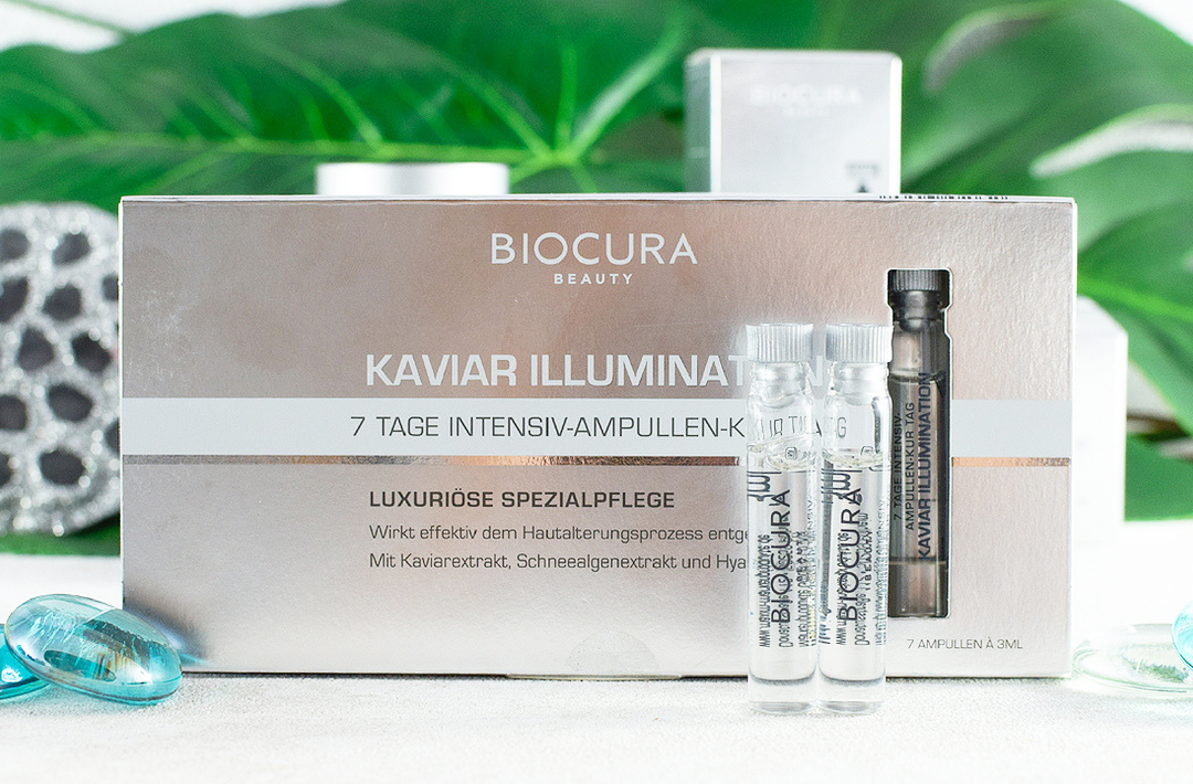 Biocura Kaviar Illumination 7 Tage lntensiv-Ampullen-Kur Tag, wie wirkt die Ampullen Kur