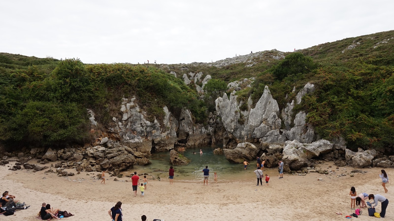 La playa interior