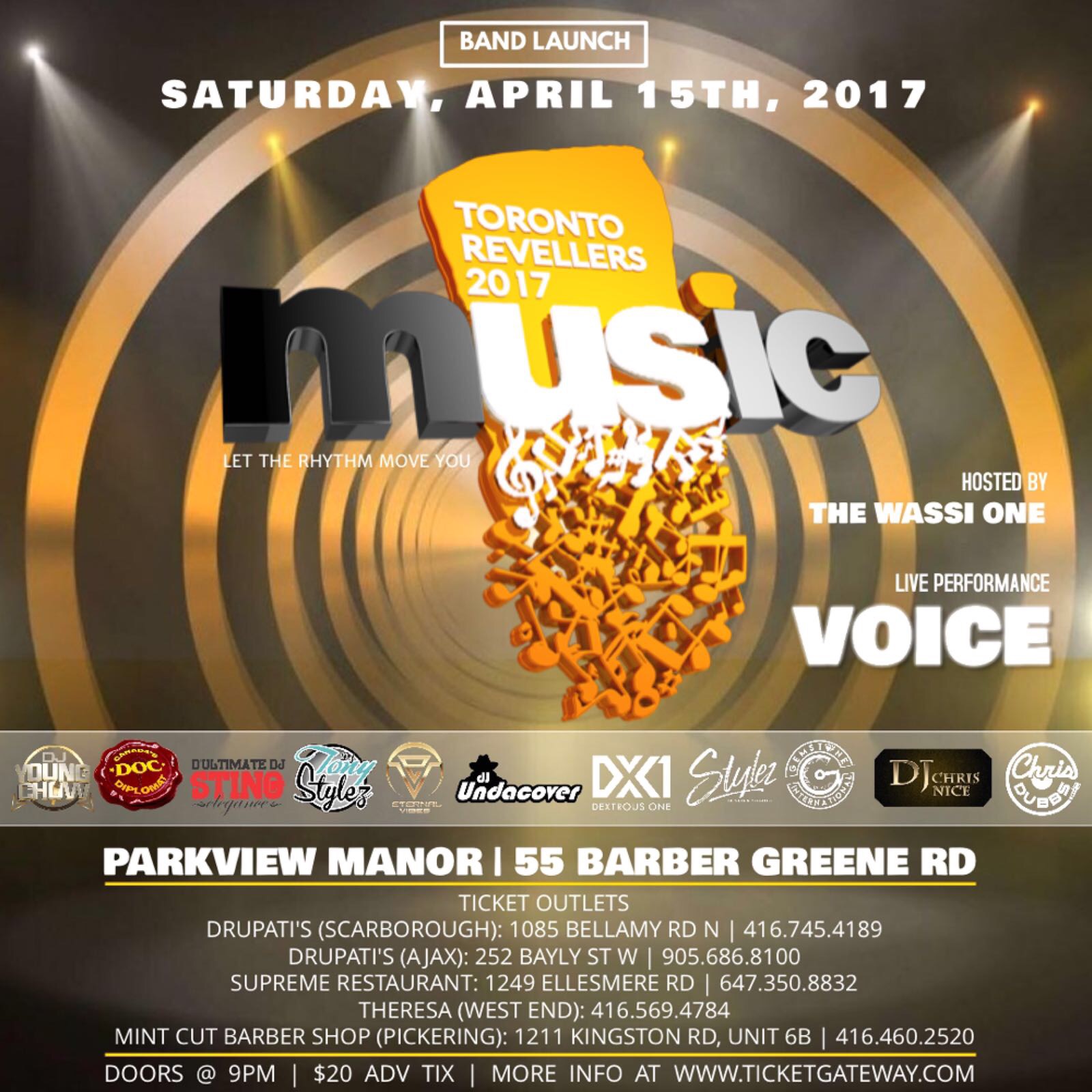 De Cocoa Pañyol Blogspot Save the Dates 2017 Toronto Carnival Band