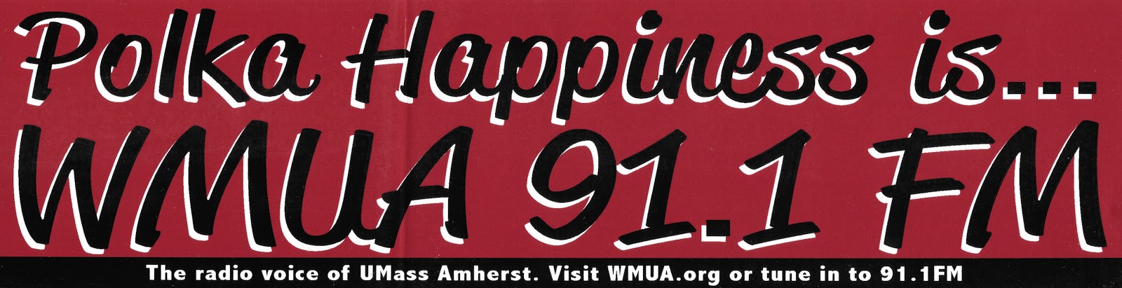 Radio Sticker of the Day WMUA