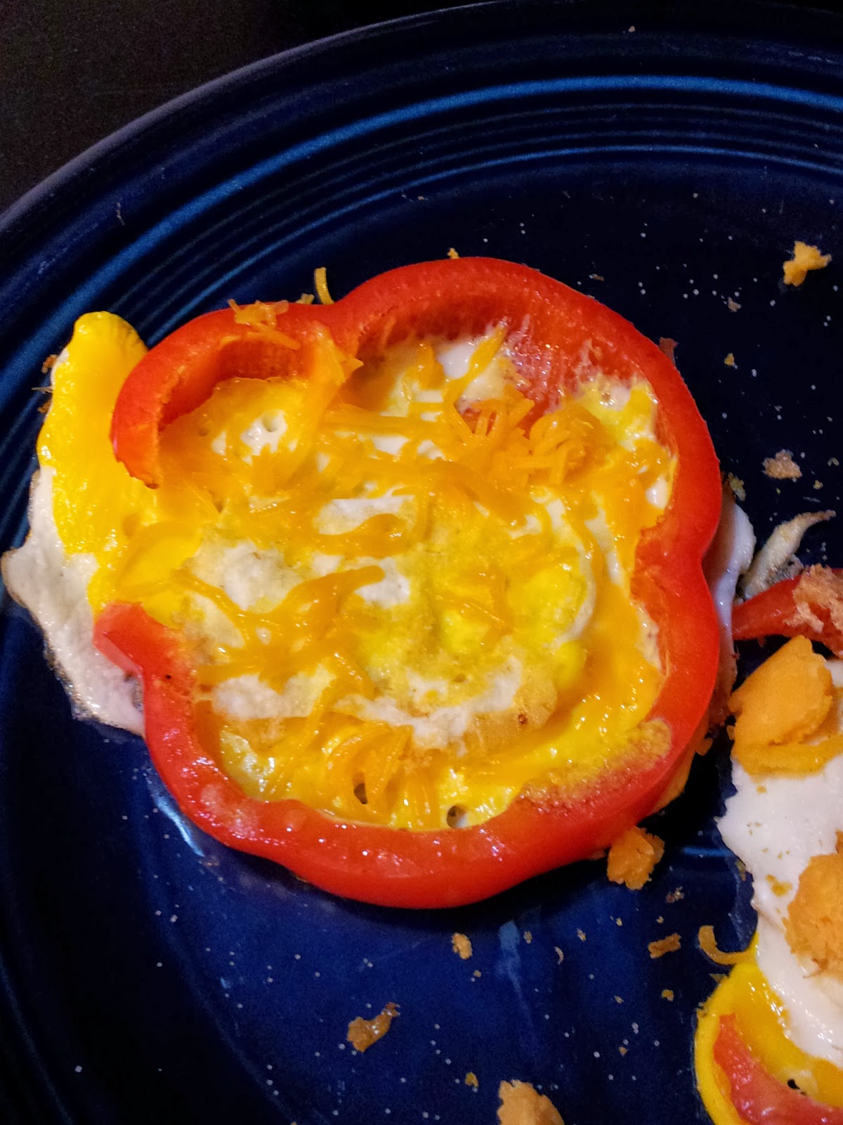 The Recipe Report Egg in a Red Pepper