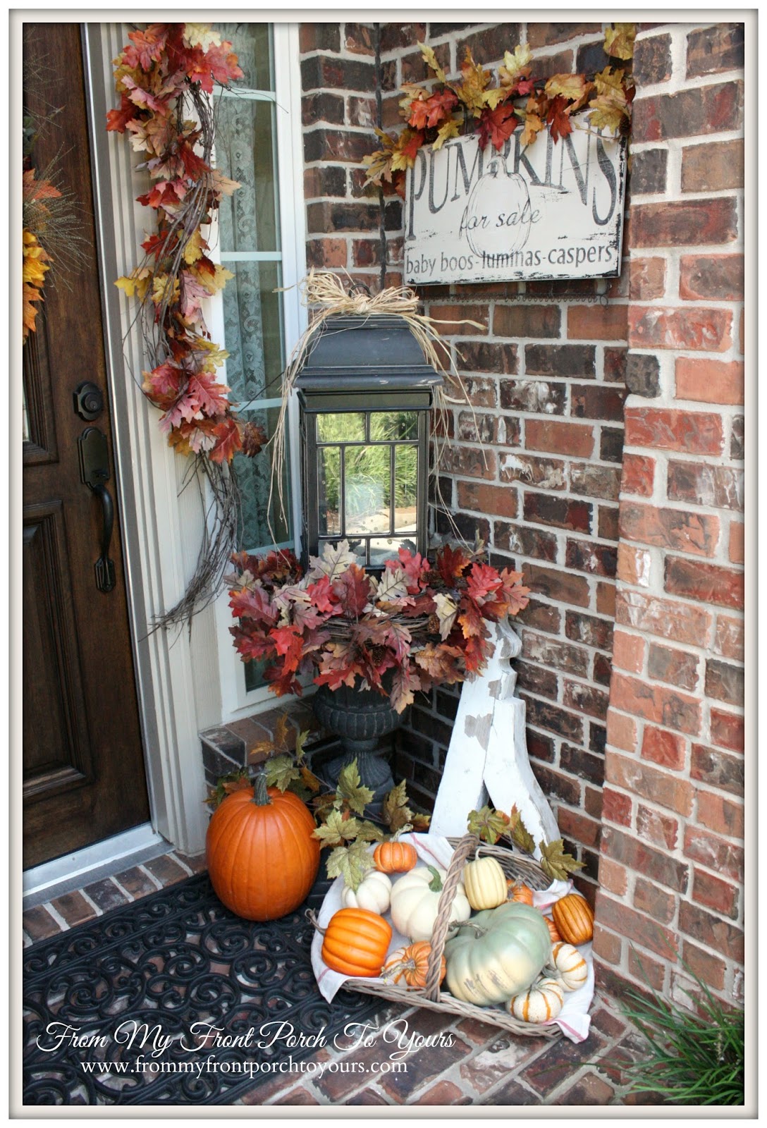 From My Front Porch To Yours- Falling For Fall Porch Party- A Fall Porch Link Up Party