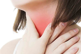 Reducing throat infection and hiccups