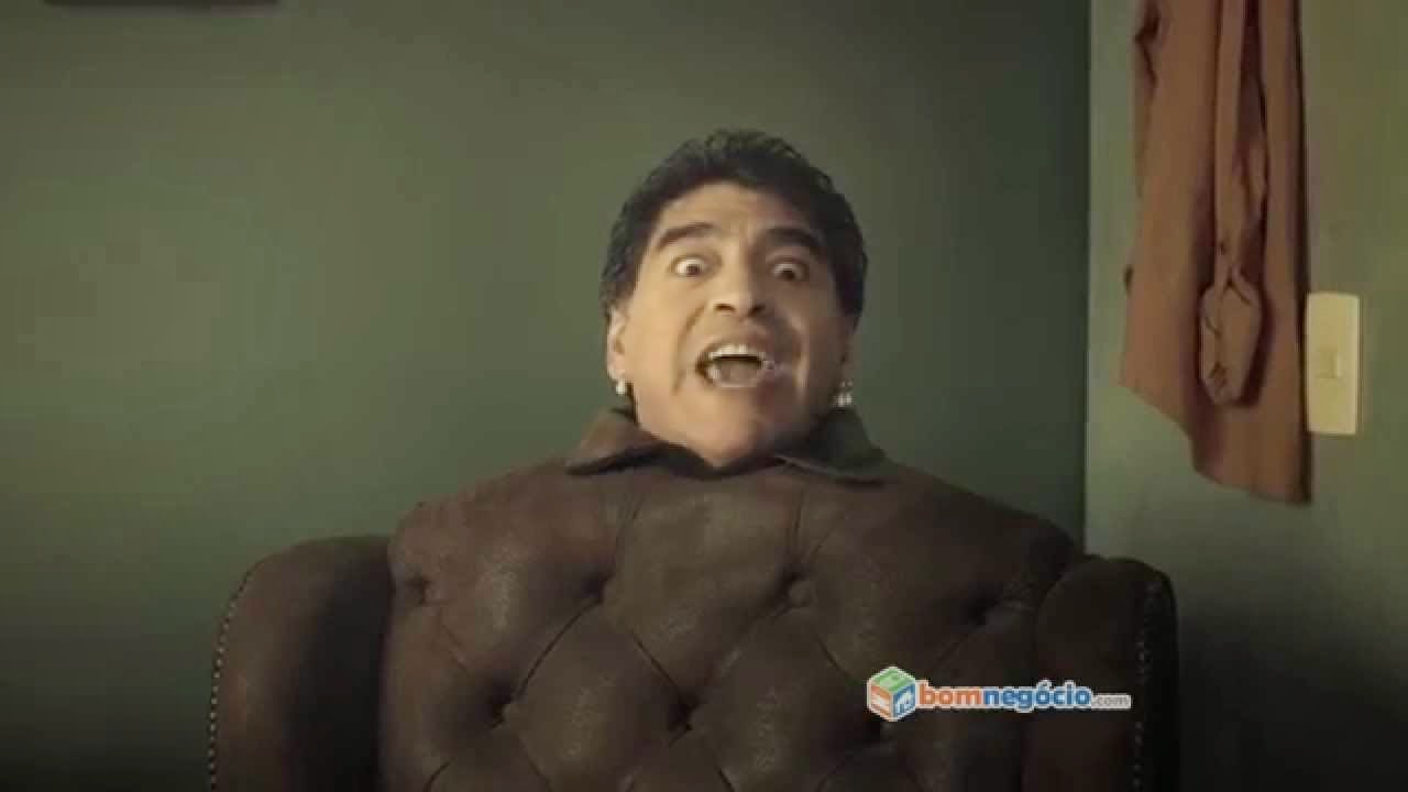 Maradona se ríe de los brasileños en un anuncio y calienta @elMundial