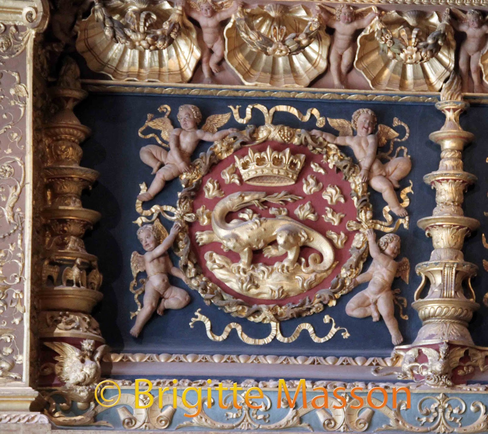 Le blog de B Masson Fran§ois 1er La salamandre est le symbole du pouvoir sur le feu