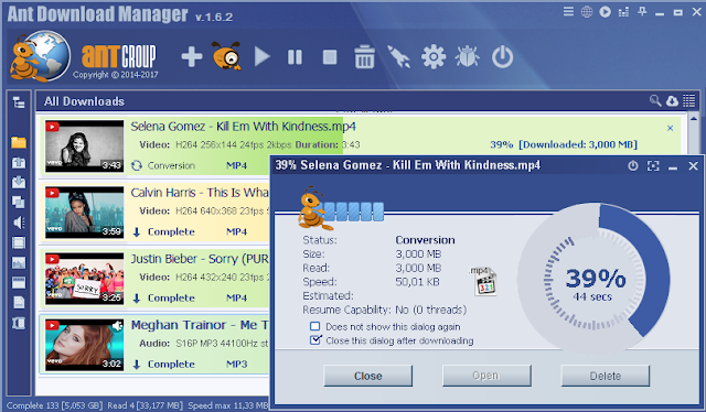 تحميل برنامج Ant Download Manager 2.16.2.91828 لإدارة وتحميل ملفاتك من الإنترنت - رابط مباشر تحميل برنامج Ant Download Manager 2.16.2.91828 لإدارة وتحميل ملفاتك من الإنترنت - رابط مباشر