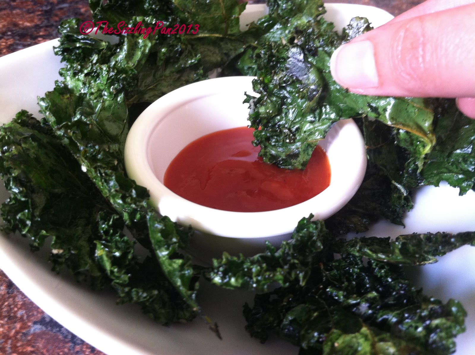 The Sizzling Pan A day at the Farm and Kale Chips!