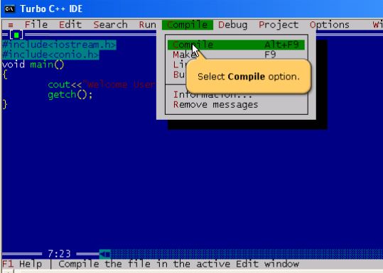 How to use Turbo C/C++