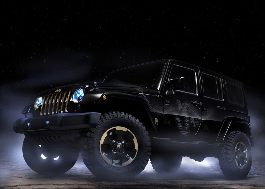 The world on four wheels The chinese dragon is inspired by Jeep wrangler