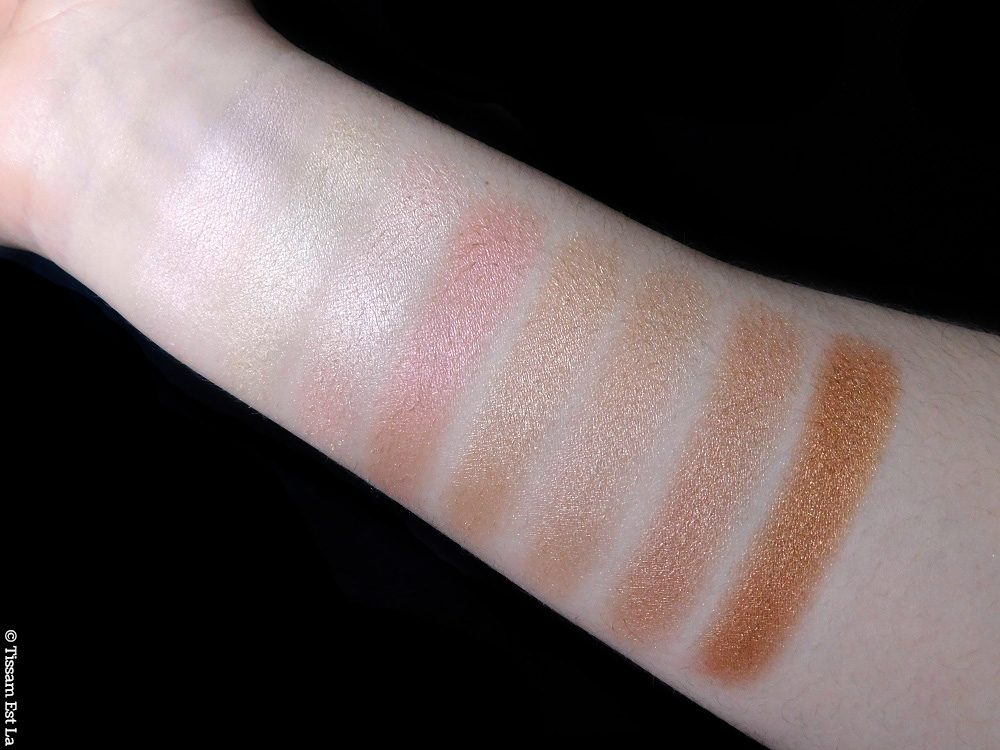 Makeup Revolution - Ultra Pro Glow Highlighting Palette - Anastasia Beverly Hills Dupe - Tambeauty Highlighters - Swatches and Review Makeup Revolution - Ultra Pro Glow Highlighting Palette - Anastasia Beverly Hills Dupe - Tambeauty Highlighters - Swatches and Review