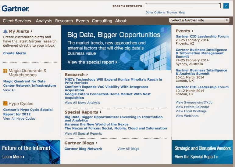 From a Distance...: Gartner Research and MUSE