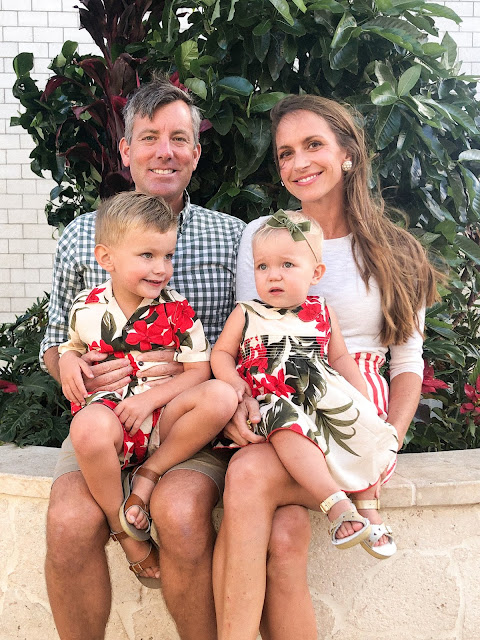 family Christmas outfits aloha Christmas