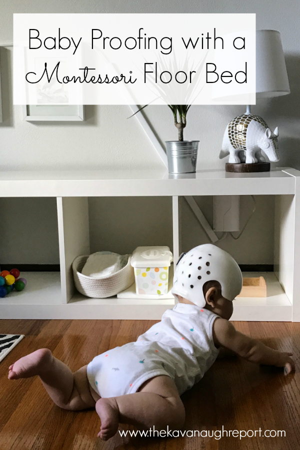 When using a Montessori floor bed it is important that the room is safe. Baby proofing can be important for keeping an infant safe and providing peace of mind.