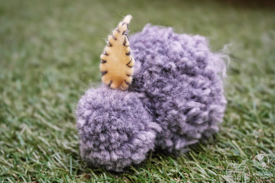 conejito diy pompones