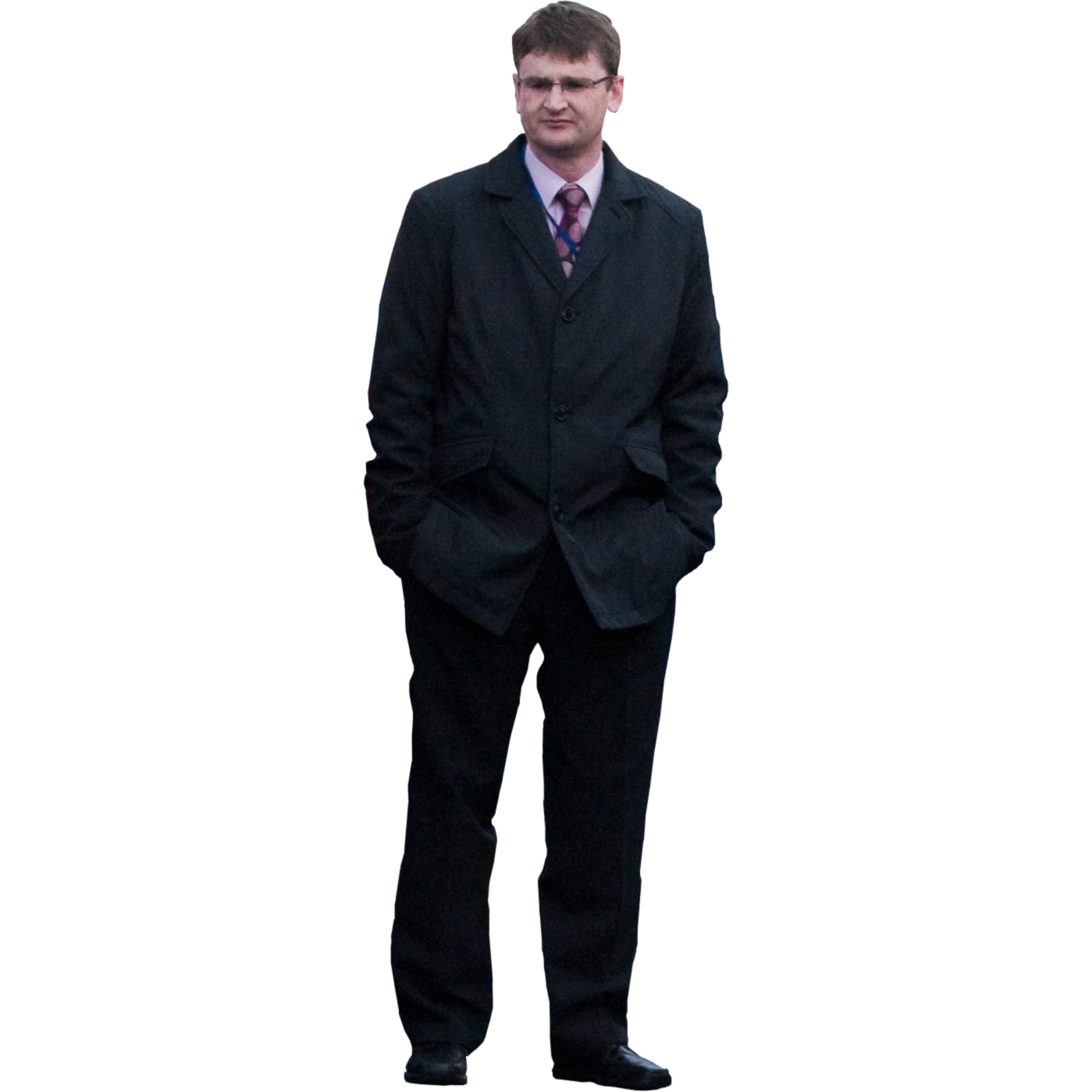 Immediate Entourage: Cutout Man in Suit