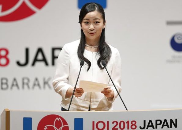 Princess Kako of Akishino opened the 30th International Olympiad in Informatics (IOI 2018) int Tsukuba