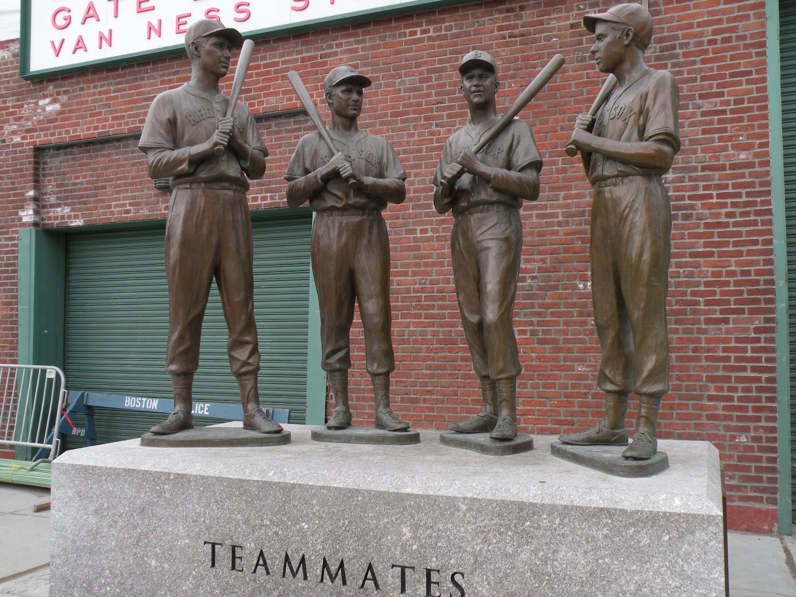 Boston Bronze and Stone Speak To Us Boston Baseball Monuments and