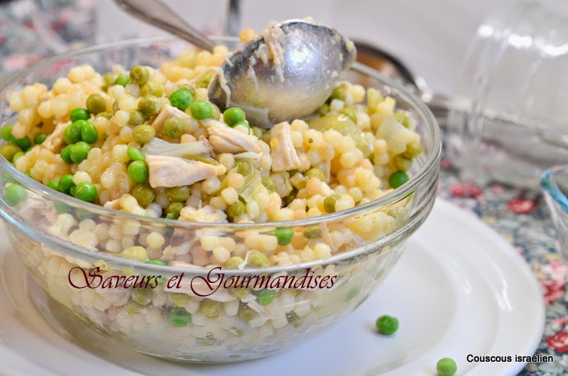 Saveurs et Gourmandises Couscous Israélien au Poulet et aux Petits