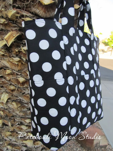 Patchouli Moon Studio~ Polka Dot Tote