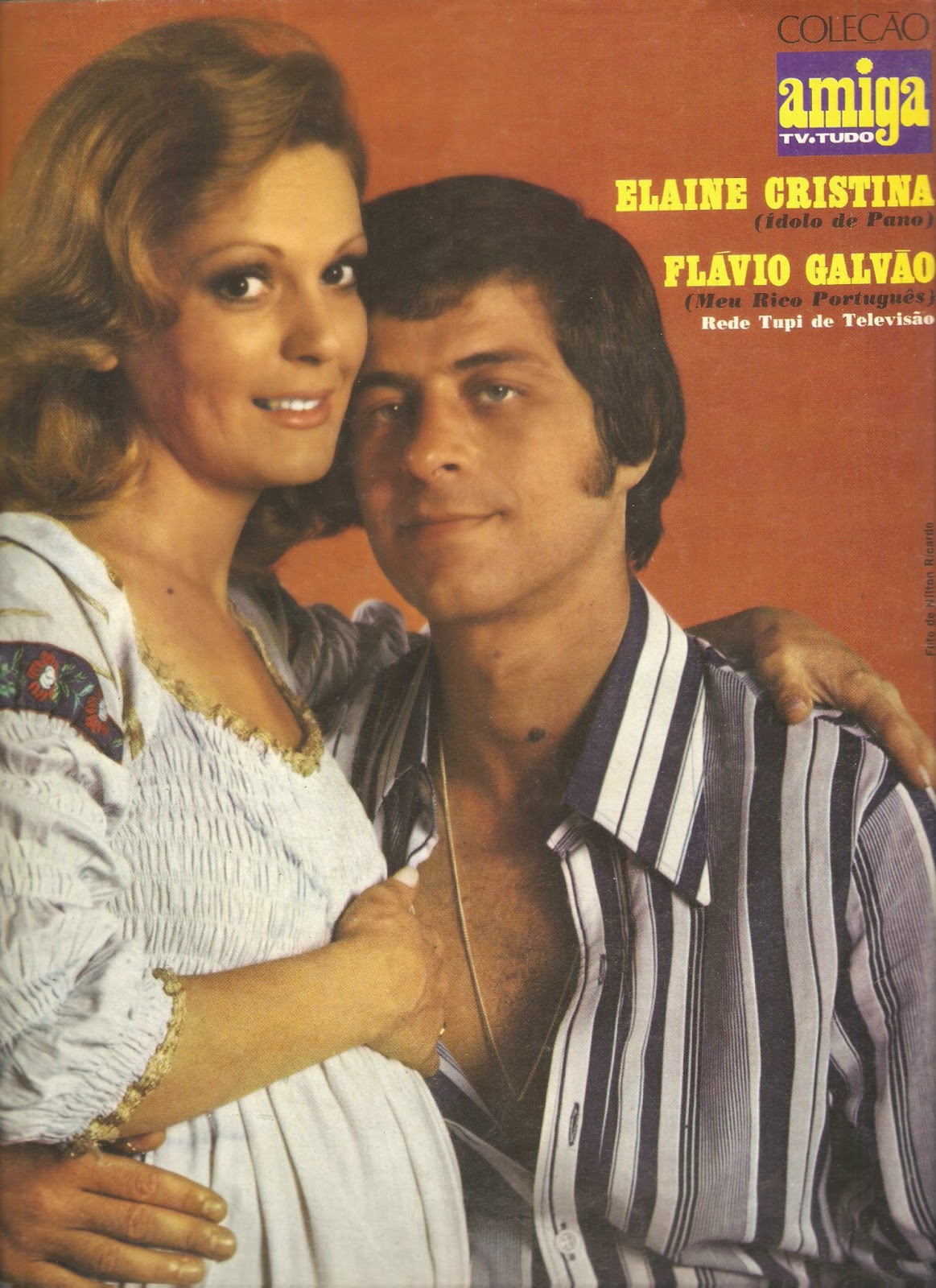 REVISTA AMIGA E NOVELAS: POSTER : ELAINE CRISTINA E FLÁVIO GALVÃO