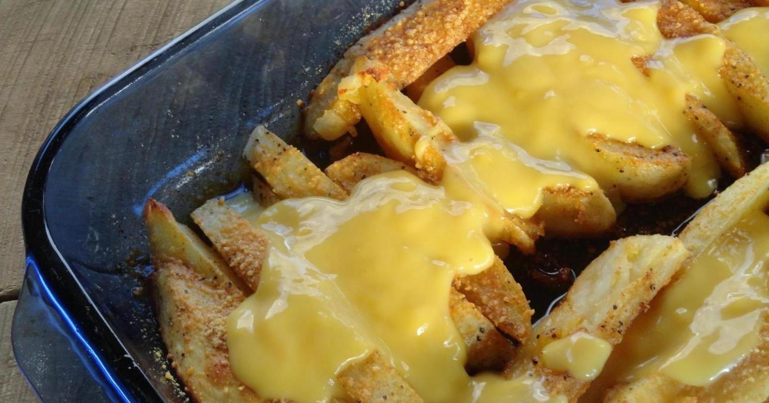 My Fridge Food Oven Baked Cheesy Fries