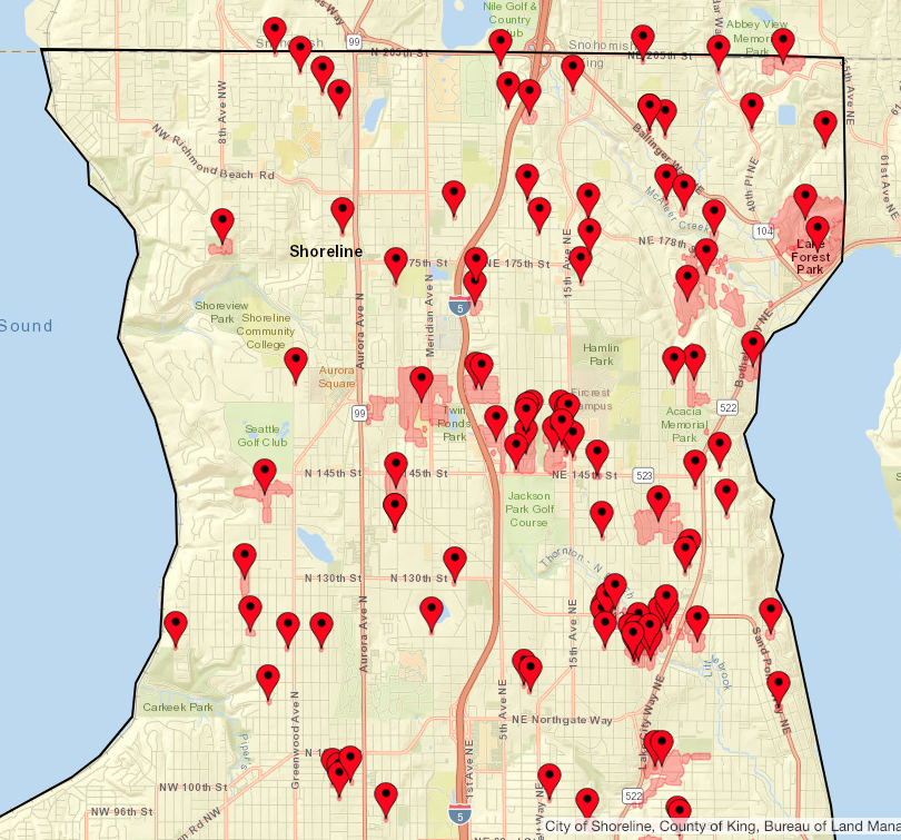Shoreline Area News Power outages down to 4253 customers