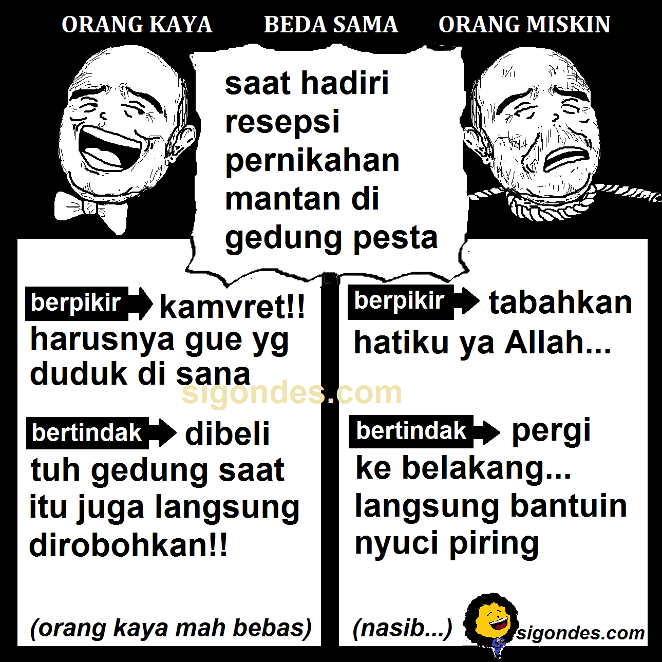 Gokil Beda Cara Pikir Si Kaya Vs Si Miskin SiGondes Gokil Beda Cara Pikir Si Kaya Vs Si Miskin SiGondes