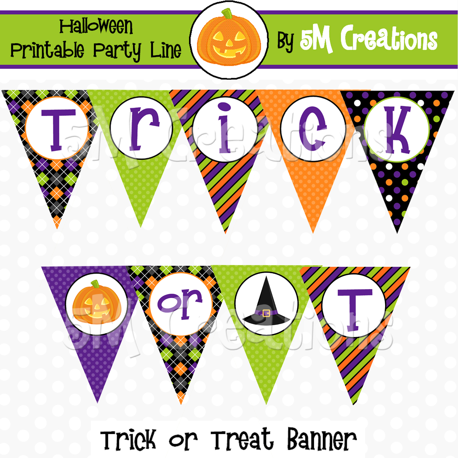 5M Creations Trick Or Treat Halloween Party Printable Package 5m-creations-trick-or-treat-halloween-party-printable-package