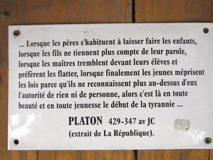 Platon il y a 2400 ans !