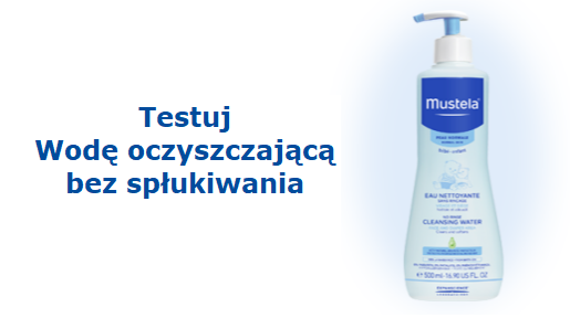 Testuj Wodę oczyszczającą bez spłukiwania Mustela Konkurs