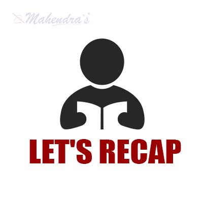 Let's Recap : 20.07.2017