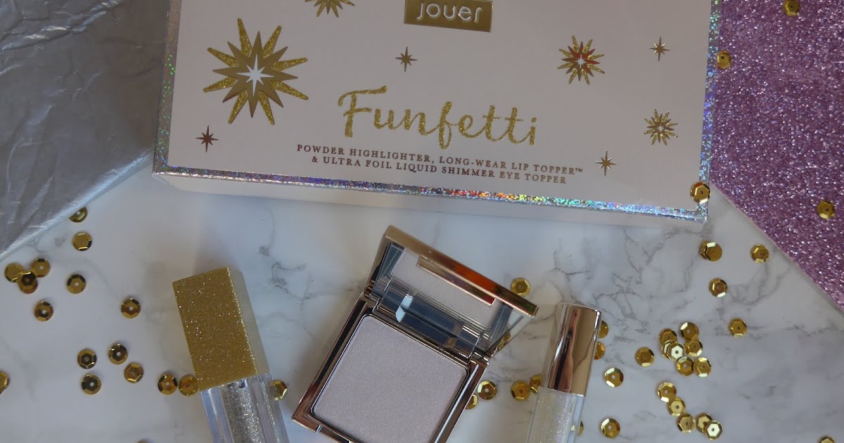 Jouer Christmas 2022 New Years Eve Makeup Look Using The Jouer Cosmetics Funfetti Collection Set  | See The World In Pink