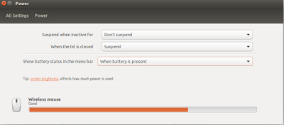 Mengecek Baterai Mouse Wireless di Ubuntu