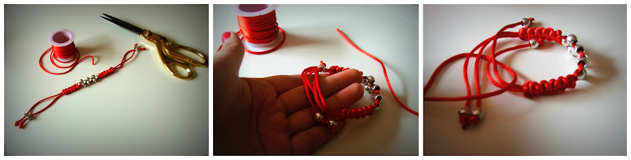 DIY pulsera de macrame. Aprende con el paso a paso a hacerla.