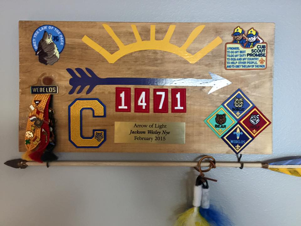 Akela's Council Cub Scout Leader Training Arrow of Light Plaque