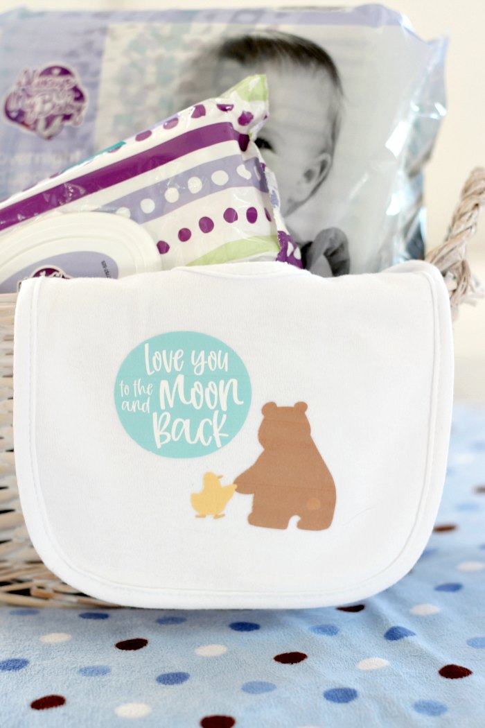 How to Make a Cute & Practical DIY Baby Gift (FREE Cricut File) Sunny