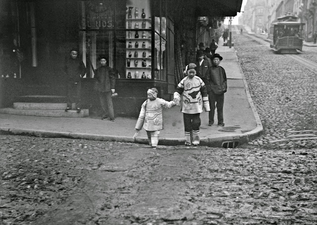 Fotografías antiguas Barrio Chinatown San Fancisco