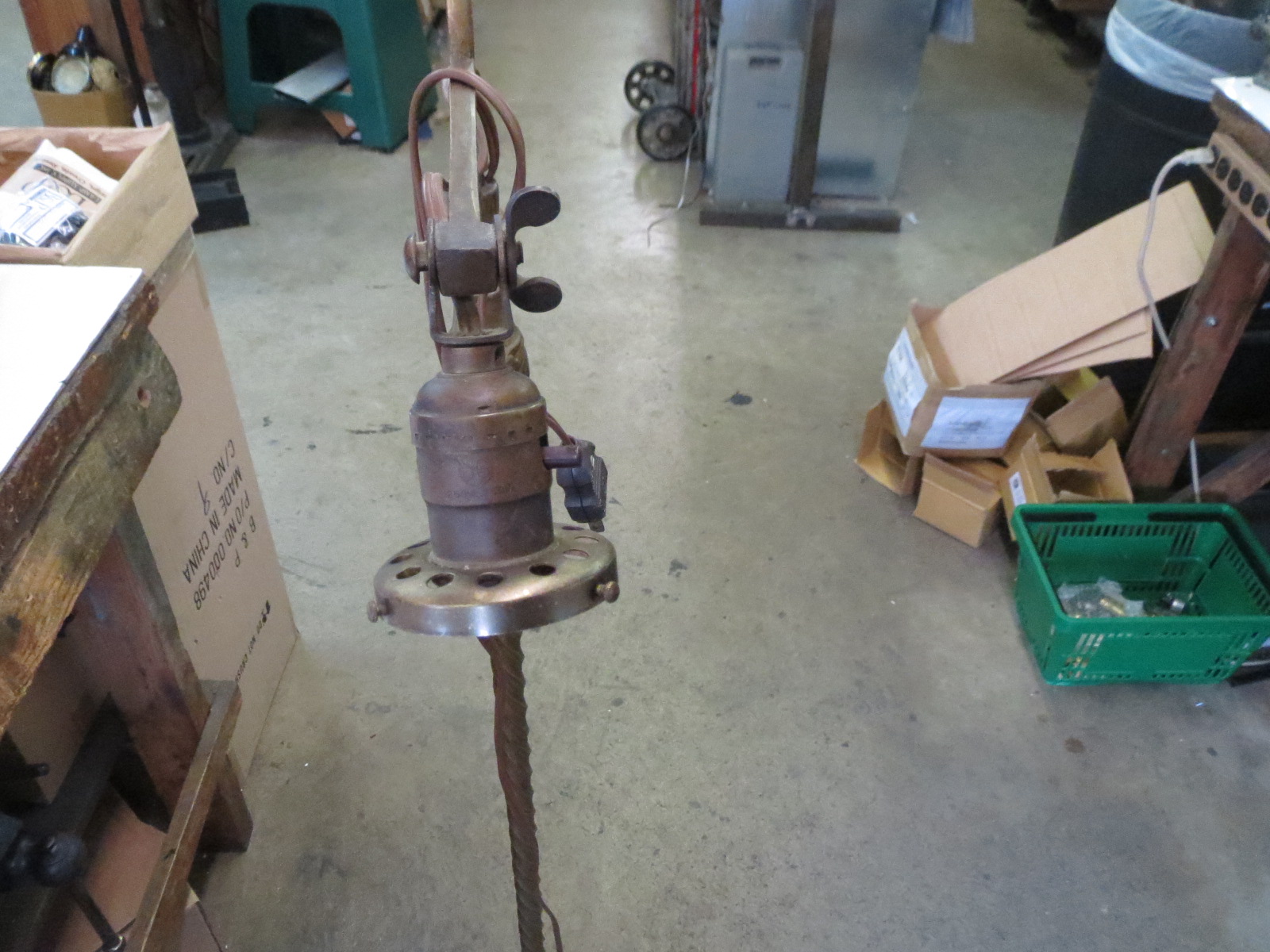 Lamp Parts and Repair | Lamp Doctor: Rewiring A Bridge Arm Floor Lamp