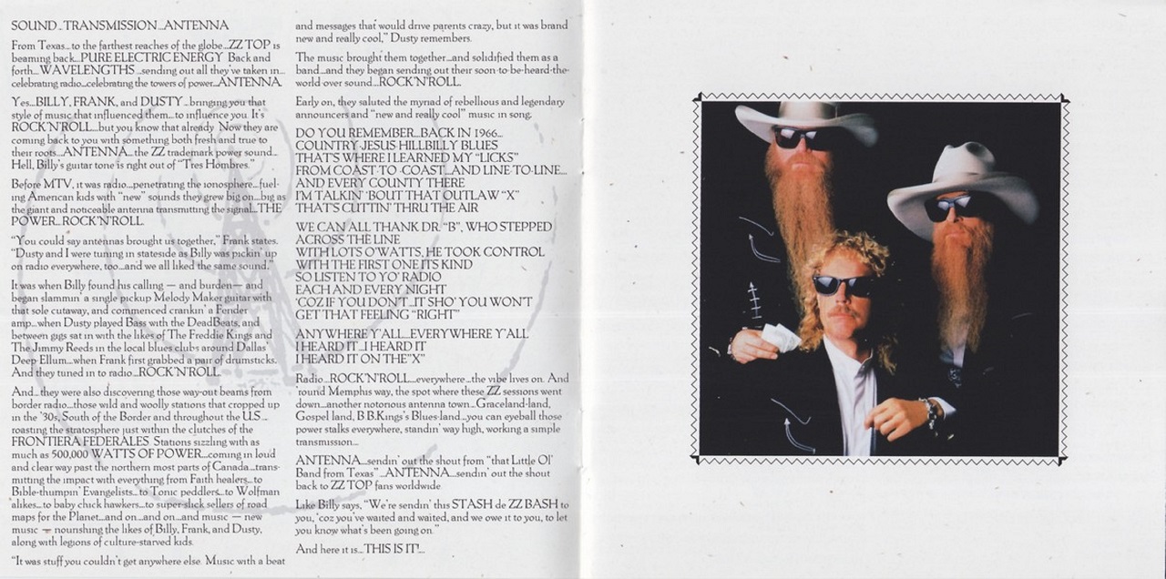 Cries from the Quiet World ZZ Top "Antenna"